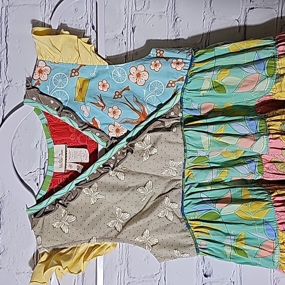 Matilda Jane It's a wonderful parade Rollercoaster tiered dress sz 6 K46 - Picture 2 of 6